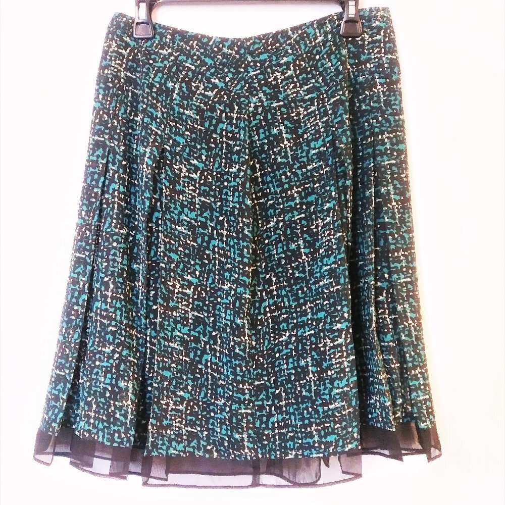 Dressbarn Flowy Print Skirt